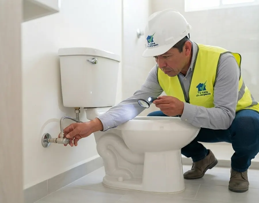 Baños e instalación hidráulica: Conexiones, céspol, llaves angulares, descargas y desalojo.